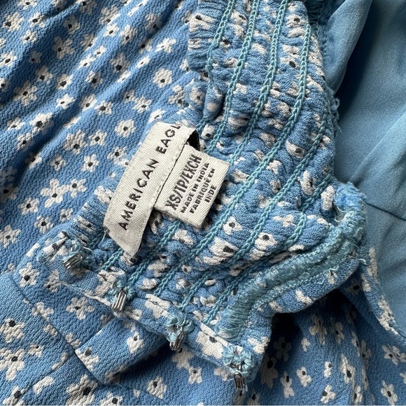 American Eagle Jumpsuit Romper Floral Strapless XS - Picture 9 of 11